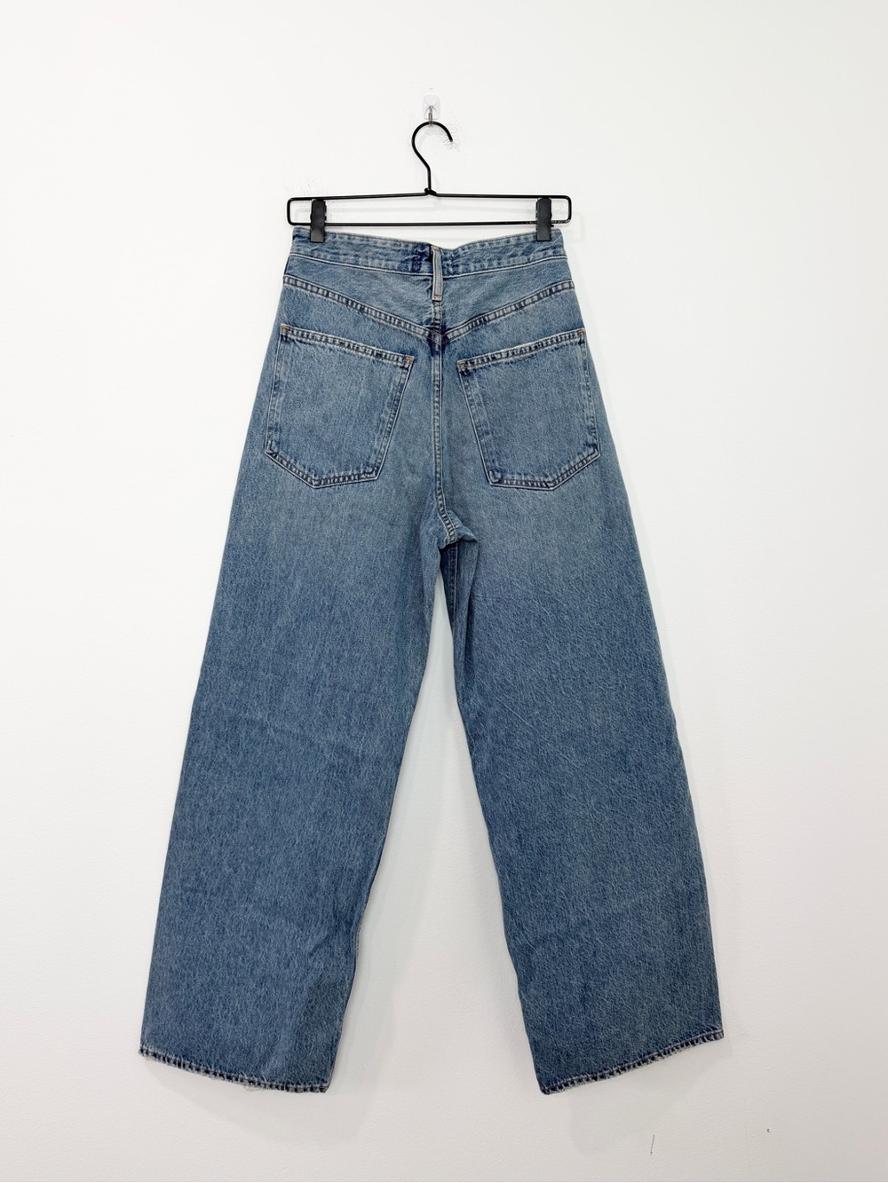 Agolde Vana Fold Jean Weightless in Mantra Medium Wash NWOT Size 25 - Picture 3 of 9